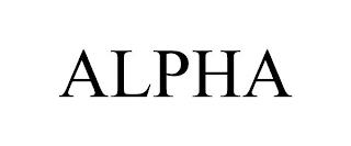 ALPHA trademark