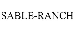 SABLE-RANCH trademark