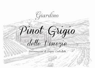 GIARDINO PINOT GRIGIO DELLE VENEZIE DENOMINAZIONE DI ORIGINE CONTROLLATA trademark