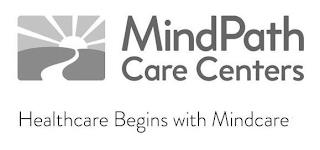 MINDPATH CARE CENTERS HEALTHCARE BEGINS WITH MINDCARE trademark