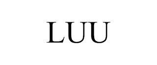 LUU trademark