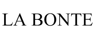 LA BONTE trademark