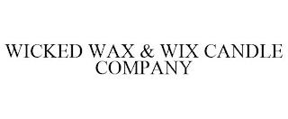 WICKED WAX & WIX CANDLE COMPANY trademark