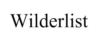 WILDERLIST trademark