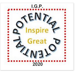 I.G.P. INSPIRE GREAT POTENTIAL POTENTIAL 2020 trademark