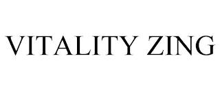 VITALITY ZING trademark