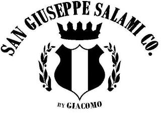 SAN GIUSEPPE SALAMI CO. BY GIACOMO trademark