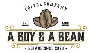 A BOY & A BEAN COFFEE COMPANY · ESTABLISHED 2020 · TRD MRK trademark