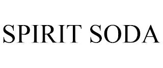 SPIRIT SODA trademark