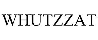 WHUTZZAT trademark