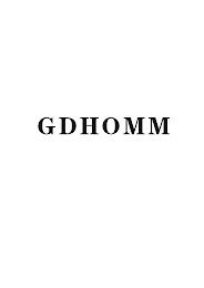 GDHOMM trademark