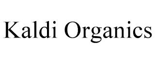 KALDI ORGANICS trademark