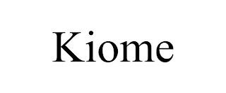 KIOME trademark