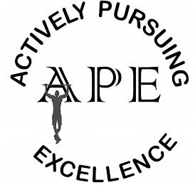 A P E ACTIVELY PURSUING EXCELLENCE trademark