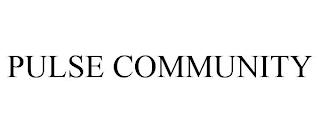 PULSE COMMUNITY trademark