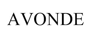 AVONDE trademark