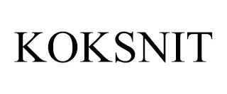 KOKSNIT trademark