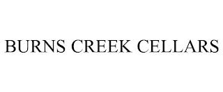 BURNS CREEK CELLARS trademark