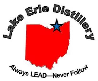 LAKE ERIE DISTILLERY ALWAY LEAD - NEVER FOLLOW trademark