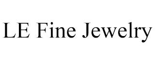 LE FINE JEWELRY trademark