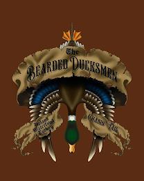 THE BEARDED DUCKSMEN UPLAND WATERFOWL TURKEY CHASIN' TAIL trademark