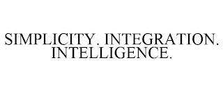 SIMPLICITY. INTEGRATION. INTELLIGENCE. trademark