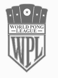 WORLD PONG LEAGUE WPL trademark