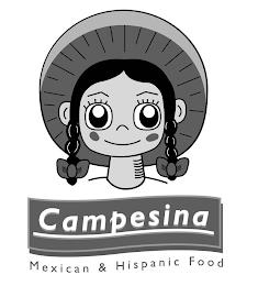 CAMPESINA MEXICAN & HISPANIC FOOD trademark