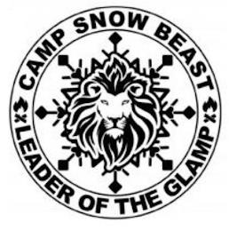 CAMP SNOW BEAST LEADER OF THE GLAMP trademark