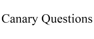 CANARY QUESTIONS trademark