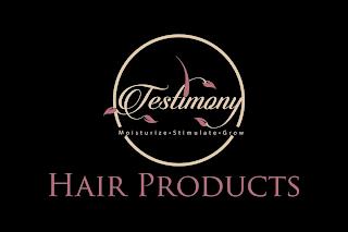 TESTIMONY MOISTURIZE STIMULATE GROW HAIR PRODUCTS trademark