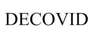 DECOVID trademark