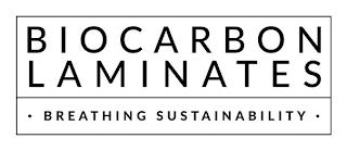 BIOCARBON LAMINATES · BREATHING SUSTAINABILITY · trademark