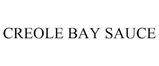 CREOLE BAY SAUCE trademark