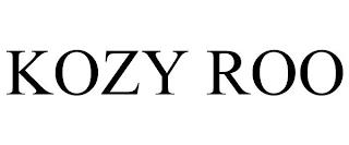 KOZY ROO trademark