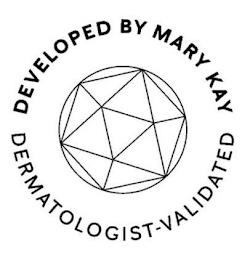 DEVELOPED BY MARY KAY DERMATOLOGIST-VALIDATED trademark