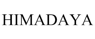 HIMADAYA trademark