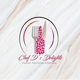 CHEF D'S DELIGHTS, PASSION, MEMORIES, AMBROSIAL trademark