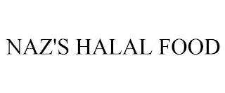 NAZ'S HALAL FOOD trademark