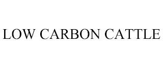 LOW CARBON CATTLE trademark