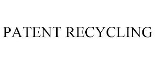 PATENT RECYCLING trademark