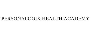 PERSONALOGIX HEALTH ACADEMY trademark