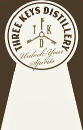 THREE KEYS DISTILLERY TKD UNLOCK YOUR SPIRITS trademark