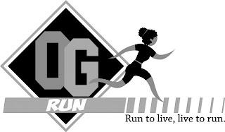 OG RUN RUN TO LIVE, LIVE TO RUN. trademark