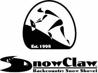 SNOWCLAW BACKCOUNTRY SNOW SHOVEL EST. 1998 trademark