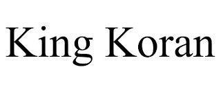 KING KORAN trademark