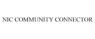 NIC COMMUNITY CONNECTOR trademark