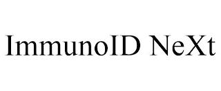 IMMUNOID NEXT trademark