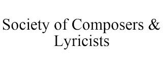 SOCIETY OF COMPOSERS & LYRICISTS trademark