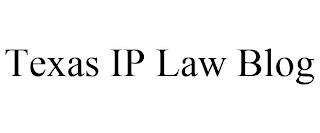 TEXAS IP LAW BLOG trademark